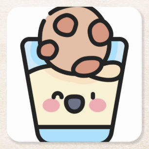 Weihnachtskeks Rechteckiger Pappuntersetzer