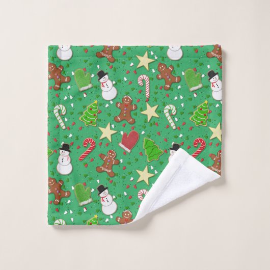 Weihnachtskeks Set (Waschlappen)