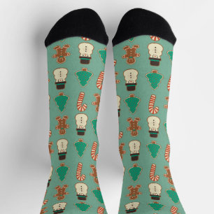 Weihnachtskeks Socken