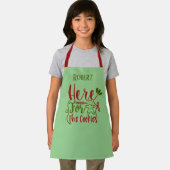 Weihnachtskeks Wortart hinzufügen Schürze (Insitu)