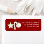 Weihnachtskeks Yummy Address Labels (Insitu)