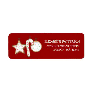Weihnachtskeks Yummy Address Labels