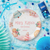 Weihnachtskeks Zwei Süße Pappteller (Party)