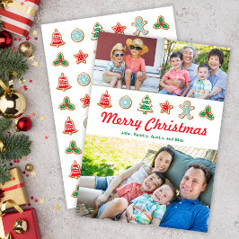 Weihnachtskekse 3 Foto Feiertagskarte