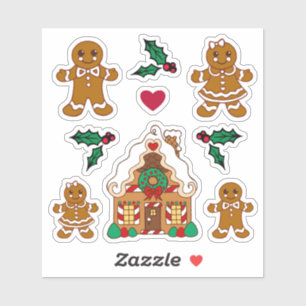 Weihnachtskekse Aufkleber