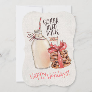 Weihnachtskekse aus der Küche Feiertagskarte