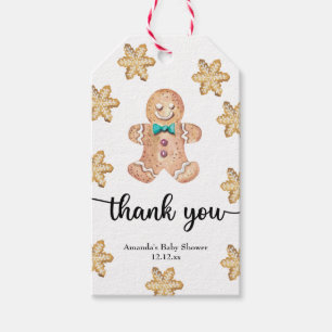 Weihnachtskekse Babydusche Danke Geschenkanhänger
