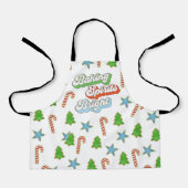 Weihnachtskekse Backbrille Schürze (Vorderseite)