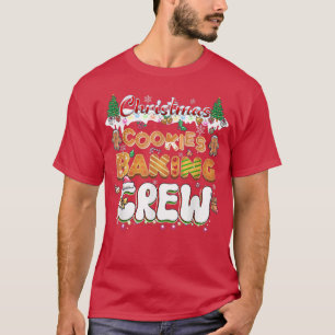 Weihnachtskekse Backen Crew Bäcker Backkost T-Shirt
