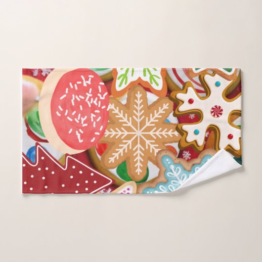 Weihnachtskekse Badhandtuch Set (Handtuch)