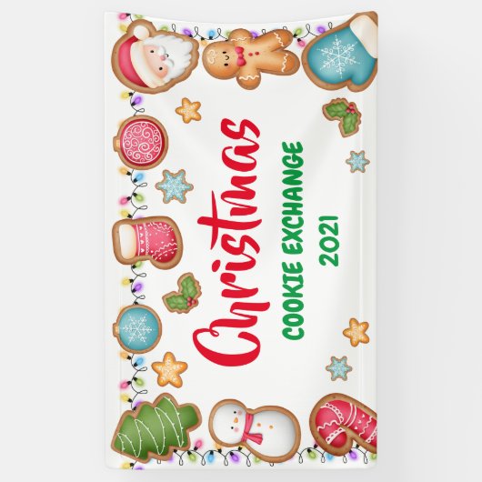 Weihnachtskekse Banner (Vertikal)