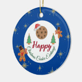 Weihnachtskekse Blaukuchen-Lebkuchen Keramik Ornament (Links)
