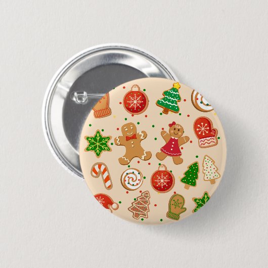 Weihnachtskekse Button (Vorne & Hinten)