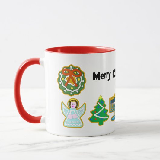 Weihnachtskekse Chrismukka Tasse (Links)