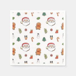 Weihnachtskekse Cocktail Servietten