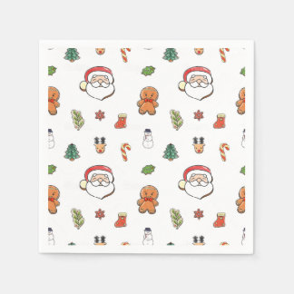 Weihnachtskekse Cocktail Servietten
