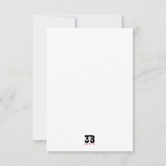 Weihnachtskekse Dankeskarte (Rückseite)