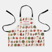 Weihnachtskekse Dekorator für Party Schürze (Vorderseite)