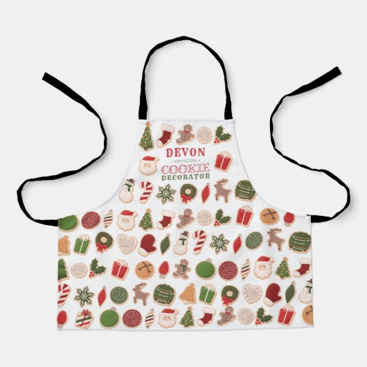Weihnachtskekse Dekorator für Party Schürze (Vorderseite)