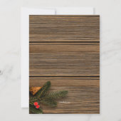 Weihnachtskekse dekorieren Party Einladung (Rückseite)