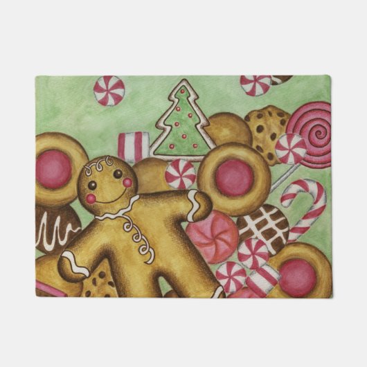 Weihnachtskekse Doormat-Geschenk Fußmatte (Vorderseite)