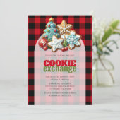 Weihnachtskekse Einladung (Stehend Vorderseite)