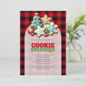 Weihnachtskekse Einladung (Stehend Vorderseite)