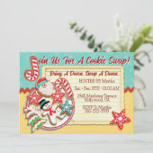 Weihnachtskekse - Einladung 3 (Stehend Vorderseite)