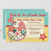 Weihnachtskekse - Einladung 3 (Vorne/Hinten)