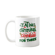 Weihnachtskekse essen für drei lustige Weihnachtsj