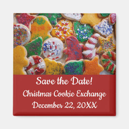 Weihnachtskekse Farbvoller Urlaub Save the Date Magnet