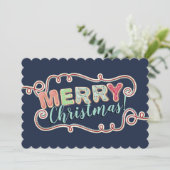 Weihnachtskekse Feiertag Backgeschenkkarte Feiertagskarte (Stehend Vorderseite)