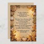 Weihnachtskekse Feiertag Einladung (Vorne/Hinten)