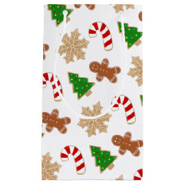 Weihnachtskekse Feiertag Kleine Geschenktüte