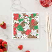 Weihnachtskekse Feiertag Napkins Serviette (Beispiel)