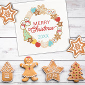 Weihnachtskekse Feiertag Serviette