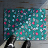 Weihnachtskekse Feiertage Cookie Backen Party Fußmatte