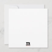 Weihnachtskekse Feiertagskarte (Rückseite)