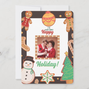 Weihnachtskekse Foto Weihnachtskarte Feiertagskarte