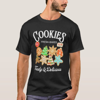Weihnachtskekse Frisch Gebacken Lecker Köstlich Sü T-Shirt