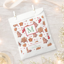 Weihnachtskekse Frohe Weihnachtsmonogramm