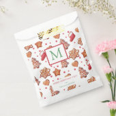 Weihnachtskekse Frohe Weihnachtsmonogramm Geschenktütchen (Versiegelt)