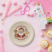 Weihnachtskekse für Santa Paper-Teller Pappteller (Party)