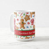 Weihnachtskekse für Weihnachten Kaffeetasse (Vorderseite Links)