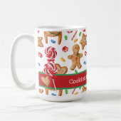 Weihnachtskekse für Weihnachten Kaffeetasse (Links)