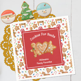 Weihnachtskekse für Weihnachten Serviette