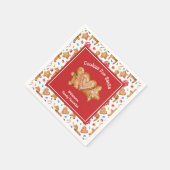 Weihnachtskekse für Weihnachten Serviette (Ecke)