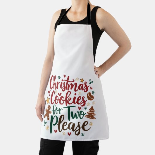 Weihnachtskekse für zwei Bitte Schwangerschaft Wei Schürze (InSitu)