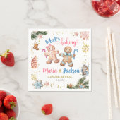 Weihnachtskekse Genderbericht Napkins Serviette (Beispiel)