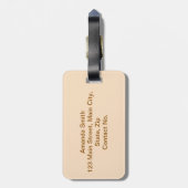 Weihnachtskekse Gepäckanhänger (Rückseite vertikal)